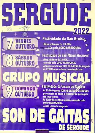 Festas Patronais de Sergude en Boqueixón