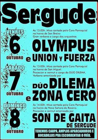 Festas Patronais de Sergude en Boqueixón