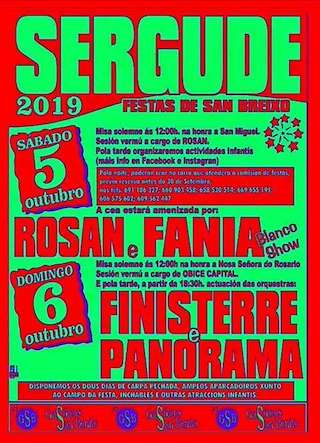 Festas Patronais de Sergude en Boqueixón