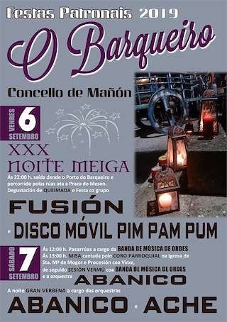 Festas Patronais do Barqueiro en Mañón