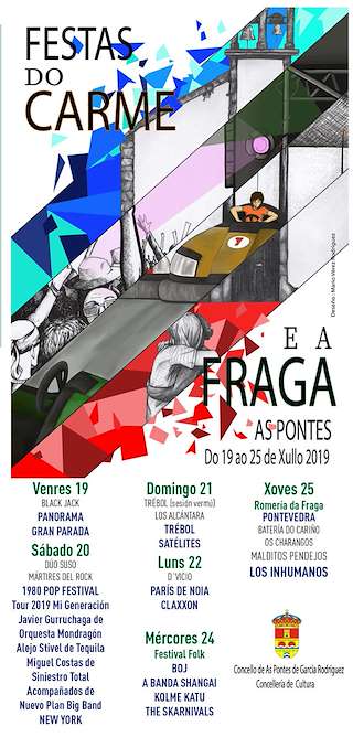 Festas do Carme e da Fraga en As Pontes de García Rodríguez