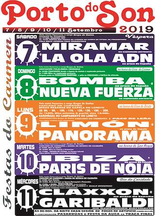 Festas Patronais do Son - Virxe do Carme