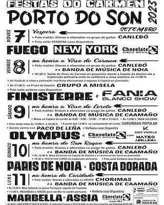 Festas Patronais do Son - Virxe do Carme