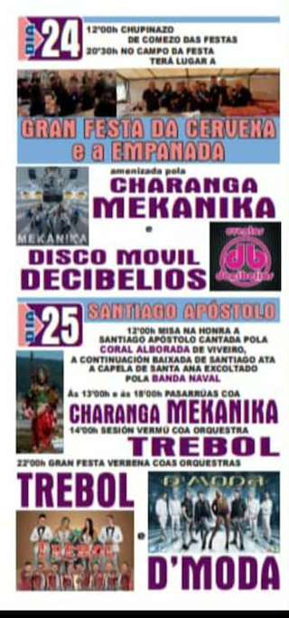 Festas Patronais e do Mar de Celeiro en Viveiro