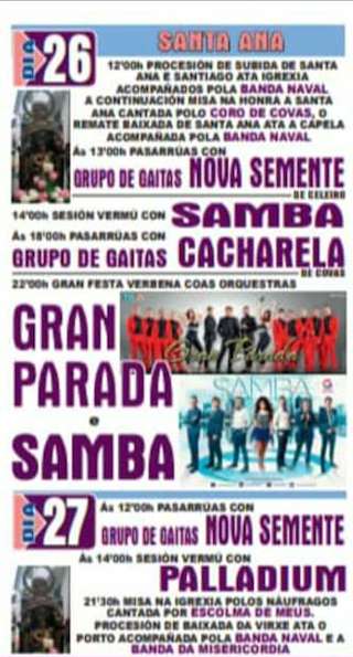 Festas Patronais e do Mar de Celeiro en Viveiro