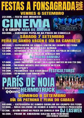 Festas Patronais (2026) en A Fonsagrada