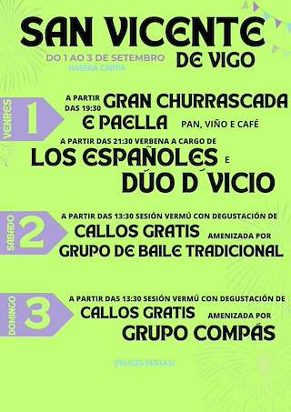 Festas San Vicente de Vigo en Carral