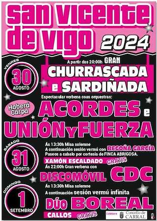 Festas San Vicente de Vigo en Carral