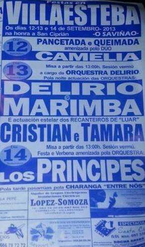 Festas Vilaesteva en O Saviñao