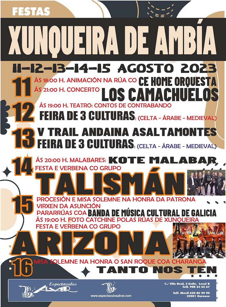 Festas da Asunción en Xunqueira de Ambía