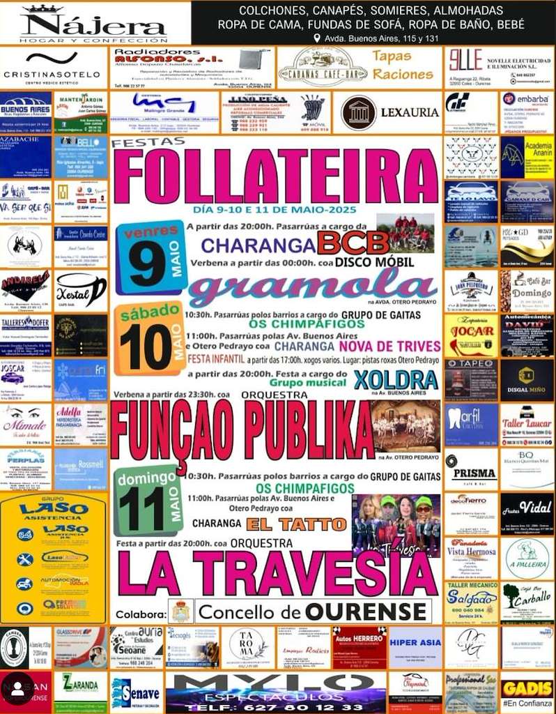 Festas da Follateira (2025) en Ourense