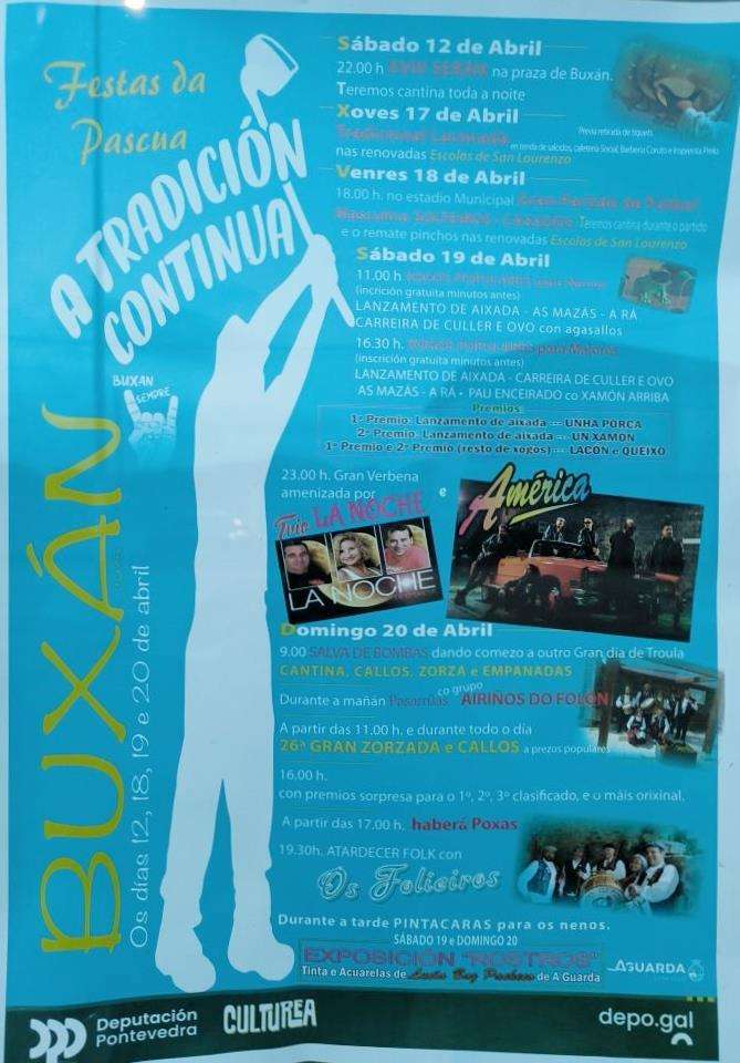 Festas da Pascua de Buxán (2025) en A Guarda