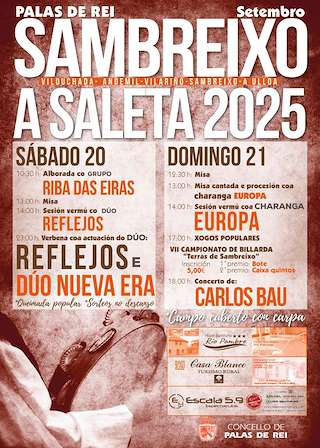 Fechas, información, programa, cartel, imágenes, mapa y ubicación de Festas da Saleta de Sambreixo  en  Palas de Rei