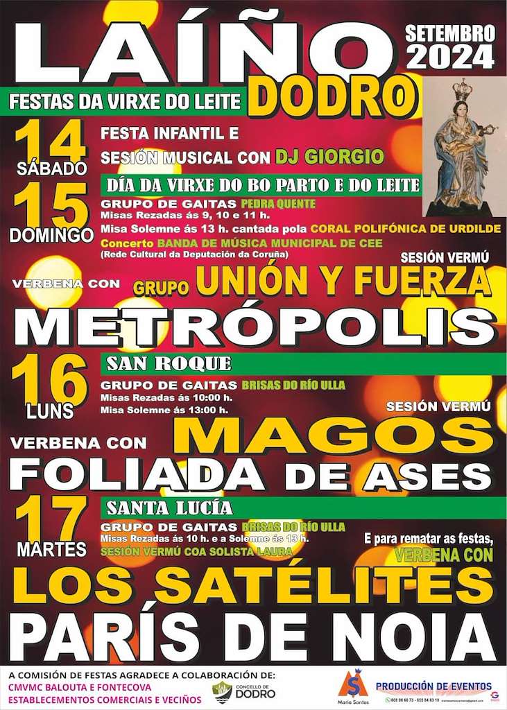 Festas da Virxe do Leite de Laiño en Dodro