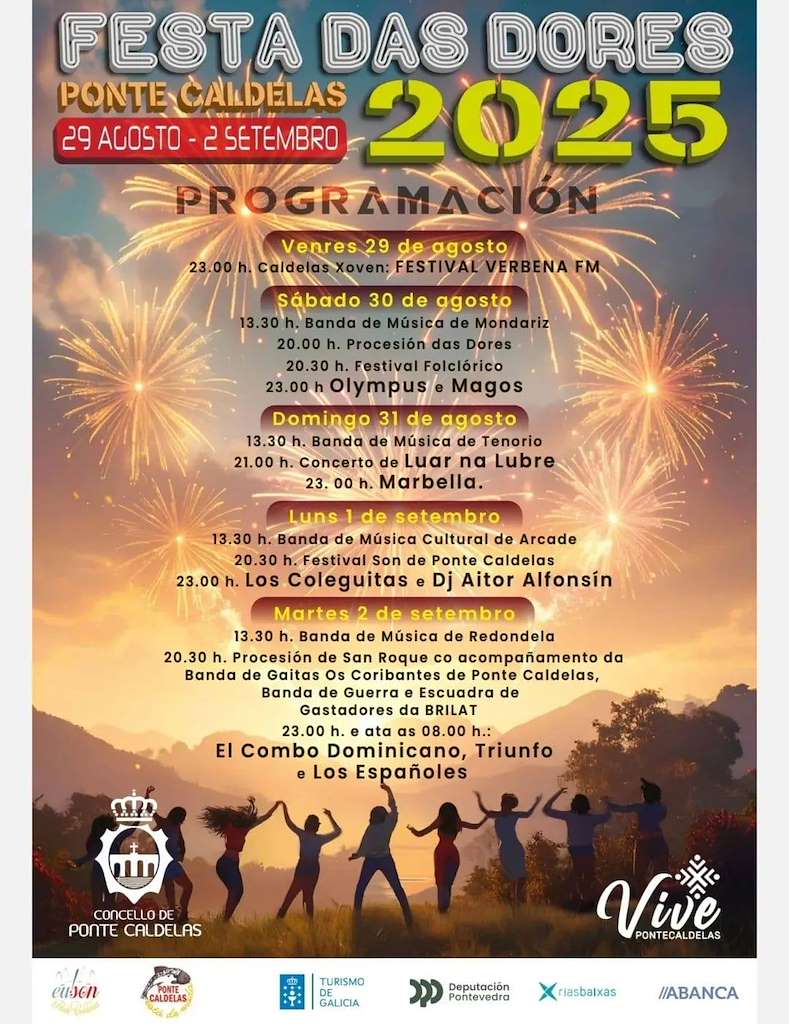 Festas das Dores (2025) en Ponte Caldelas