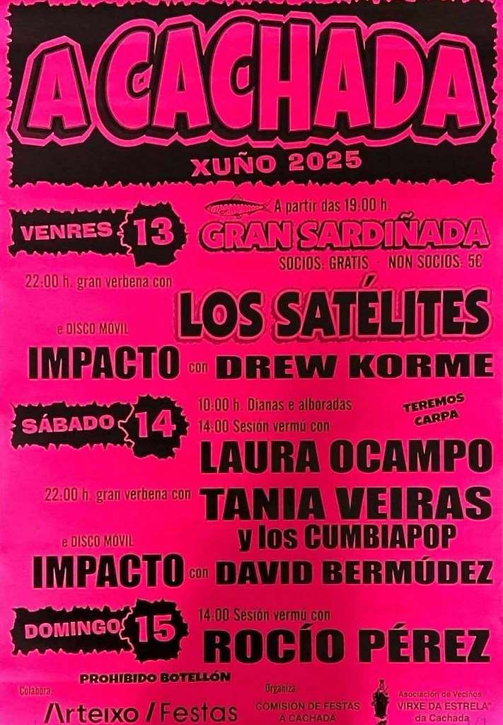 Festas de A Cachada (2025) en Arteixo