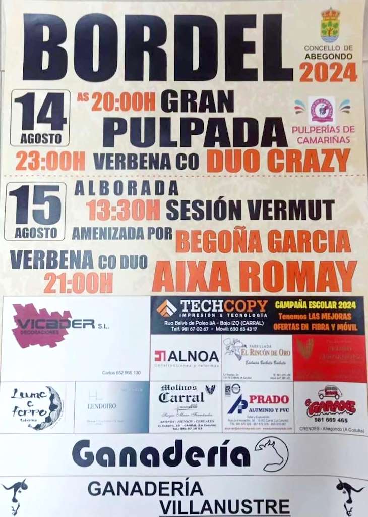 Festas de Bordel en Abegondo