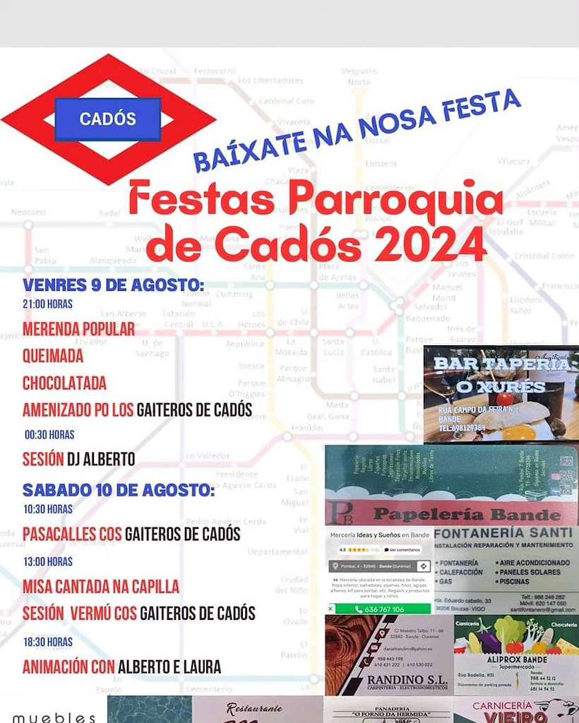 Festas de Cadós en Bande