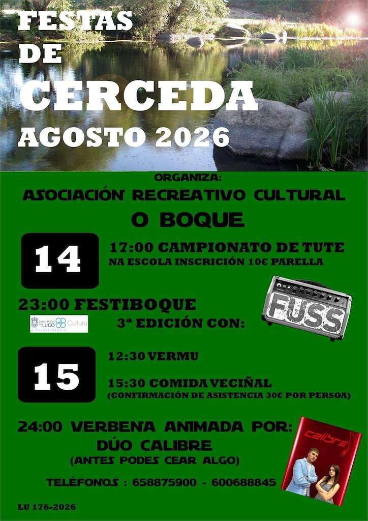 Festas de Cerceda en O Corgo