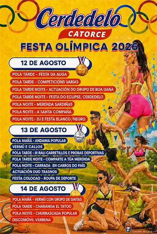 Fechas, información, programa, cartel, imágenes, mapa y ubicación de Festas de Cerdedelo (2026) en Laza