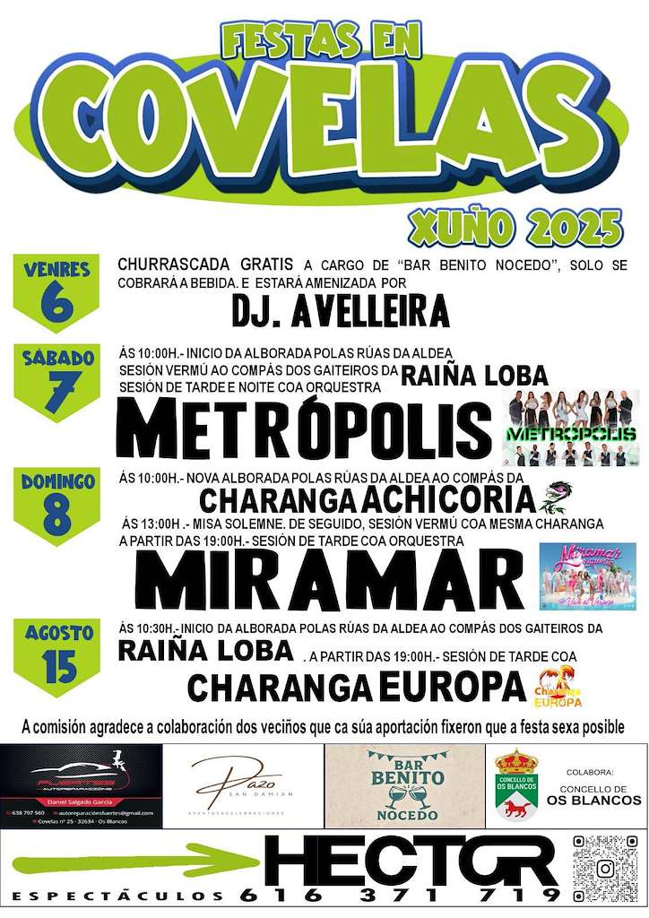 Festas de Covelas  (2024) en Os Blancos