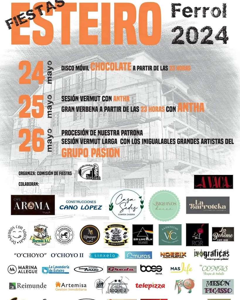 Festas de Esteiro (2024) en Ferrol