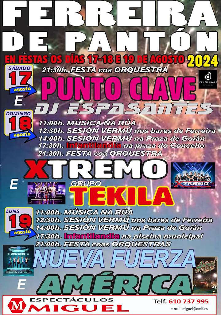 Festas de Ferreira en Pantón