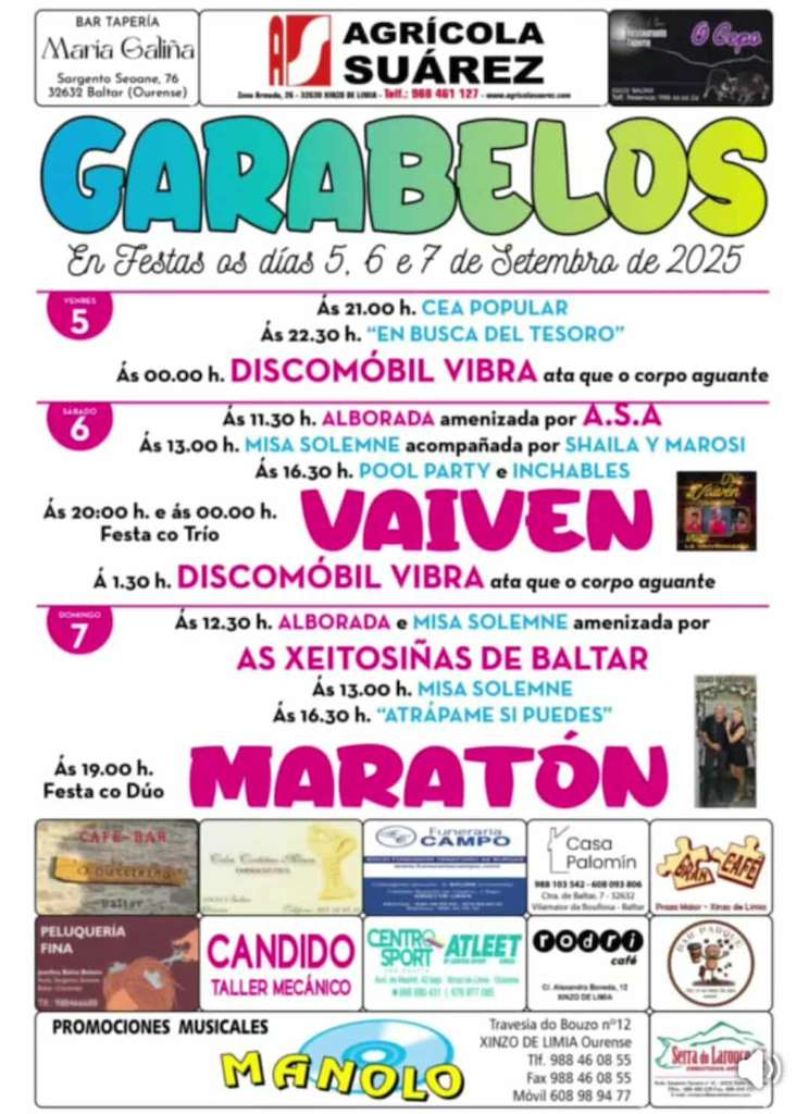 Festas de Garabelos (2025) en Baltar