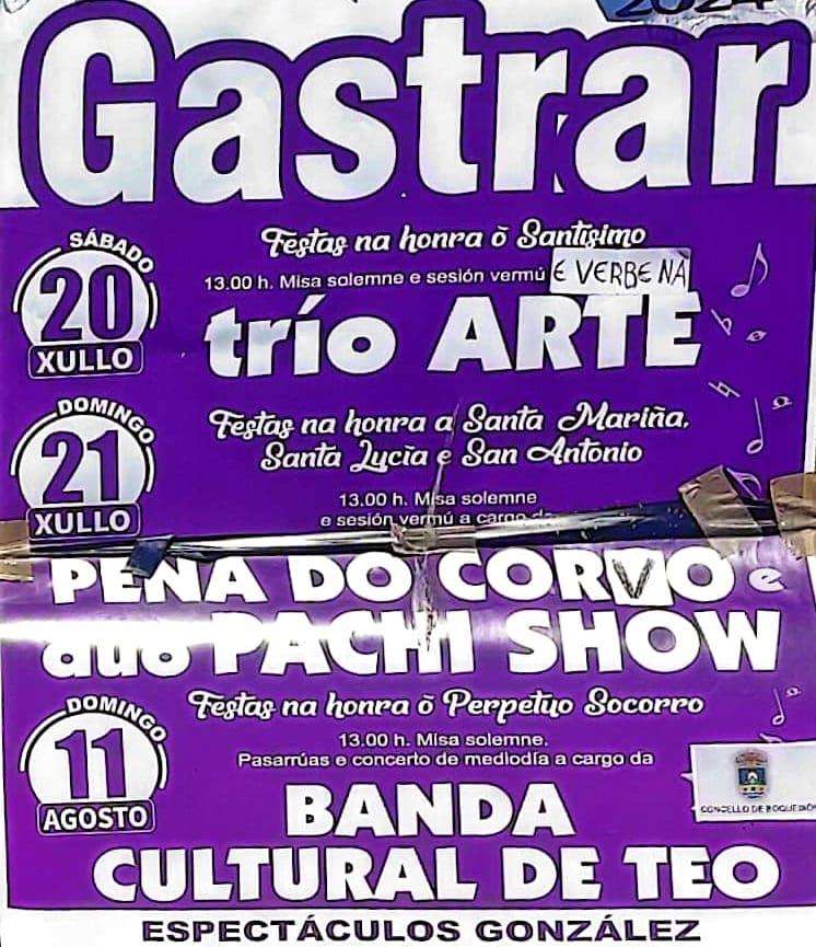 Festas de Gastrar en Boqueixón