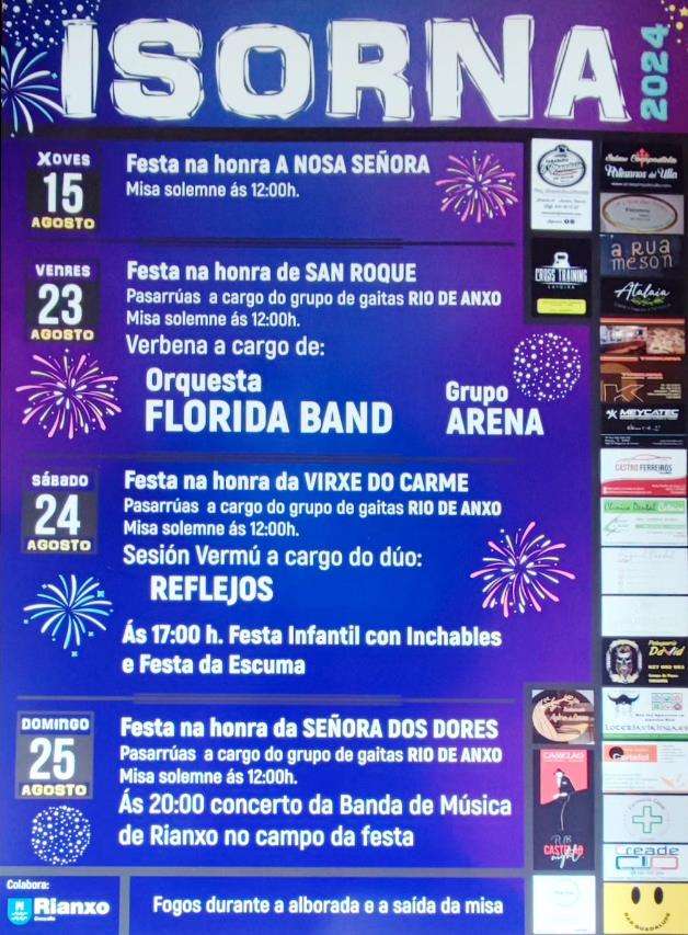 Festas de Isorna en Rianxo