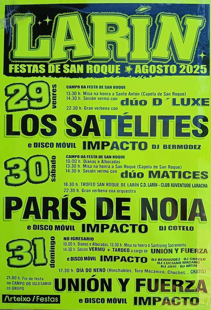 Festas de Larín en Arteixo