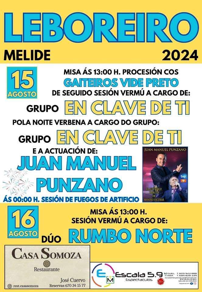 Festas de Leboreiro en Melide