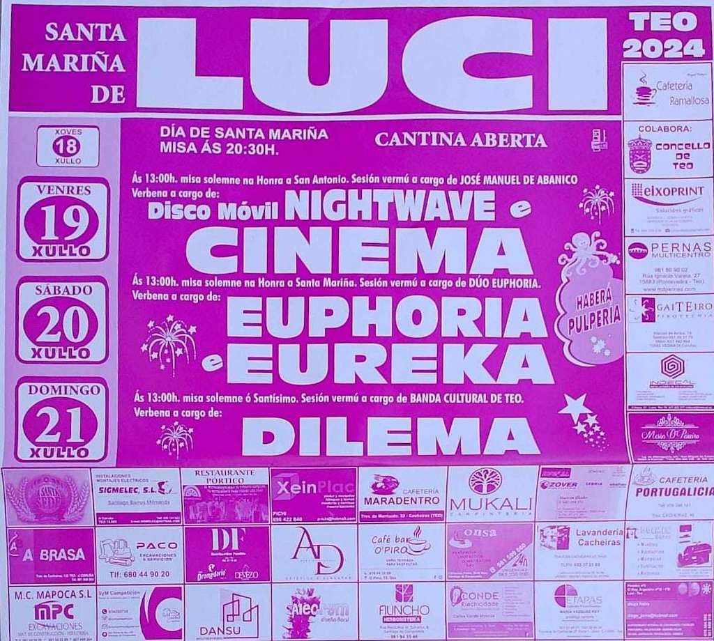 Festas de Lucí en Teo