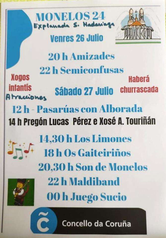 Festas de Monelos en A Coruña