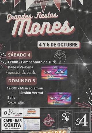Fechas, información, programa, cartel, imágenes, mapa y ubicación de Festas de Mones  en  Petín