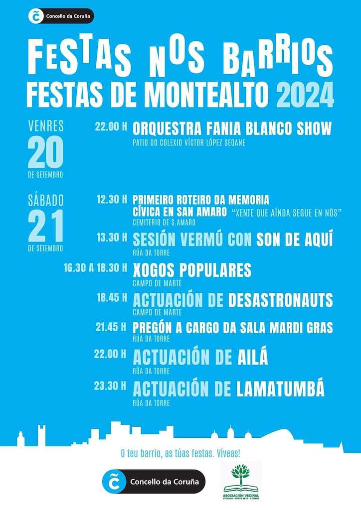 Festas de Monte Alto en A Coruña
