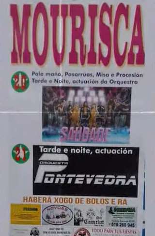 Fechas, información, programa, cartel, imágenes, mapa y ubicación de Festas de Mourisca (2026)  en  Viana do Bolo