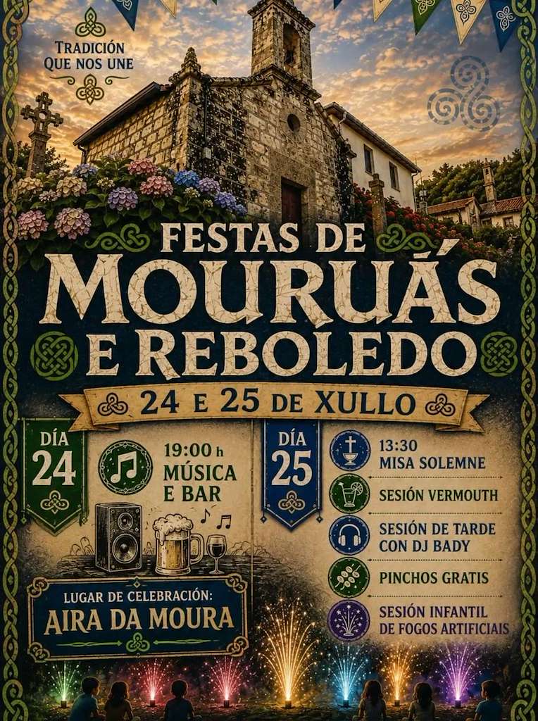Festas de Mouruás e Reboledo (2026) en San Xoán de Río