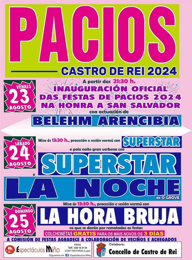 Festas de Pacios en Castro de Rei