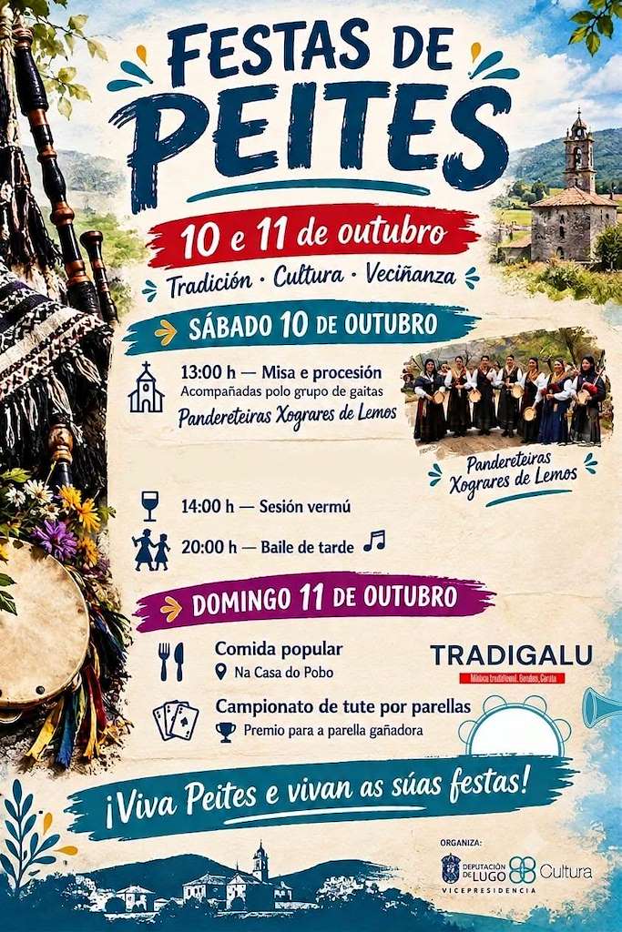 Festas de Peites (2026) en Ribas de Sil