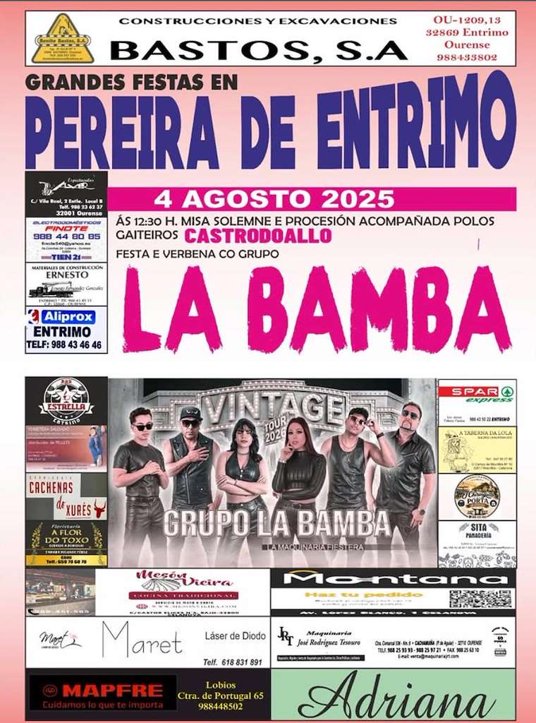 Festas de Pereira (2026) en Entrimo