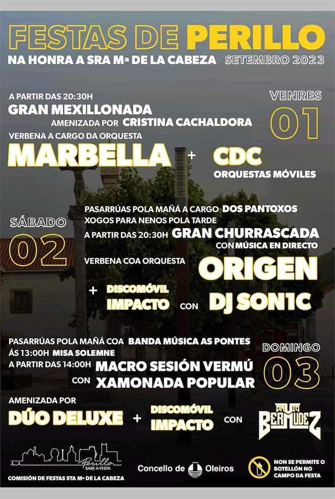 Festas de Perillo (2022) en Oleiros