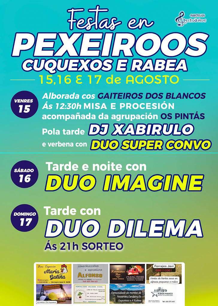 Festas de Pexeiroos (2025) en Os Blancos