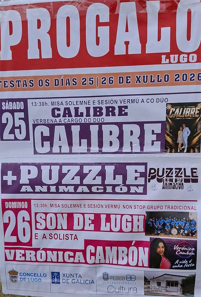 Festas de Progalo (2026) en Lugo