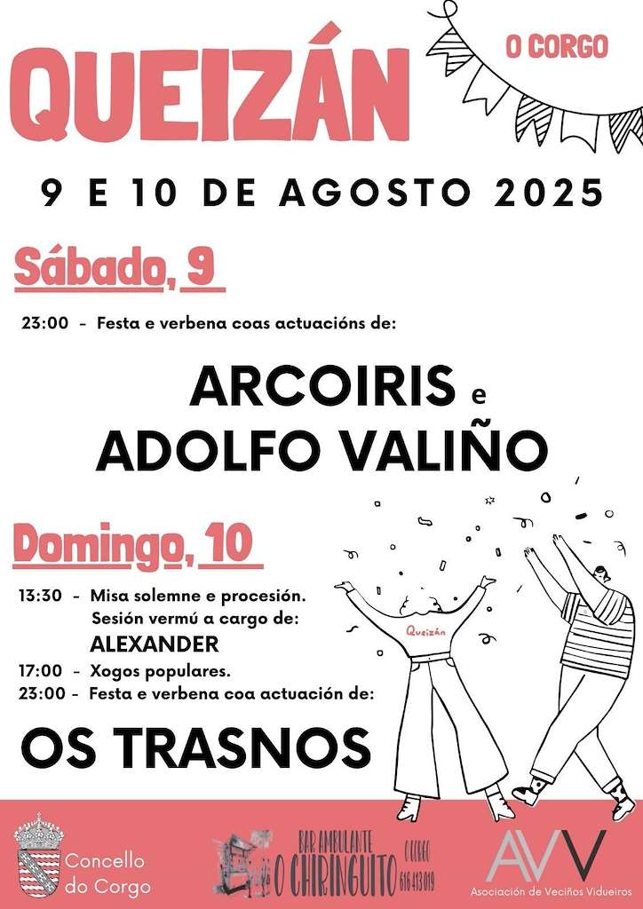 Festas de Queizán (2025) en O Corgo