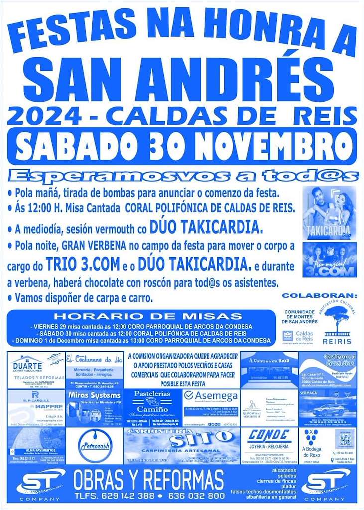 Festas de San Andrés en Caldas de Reis
