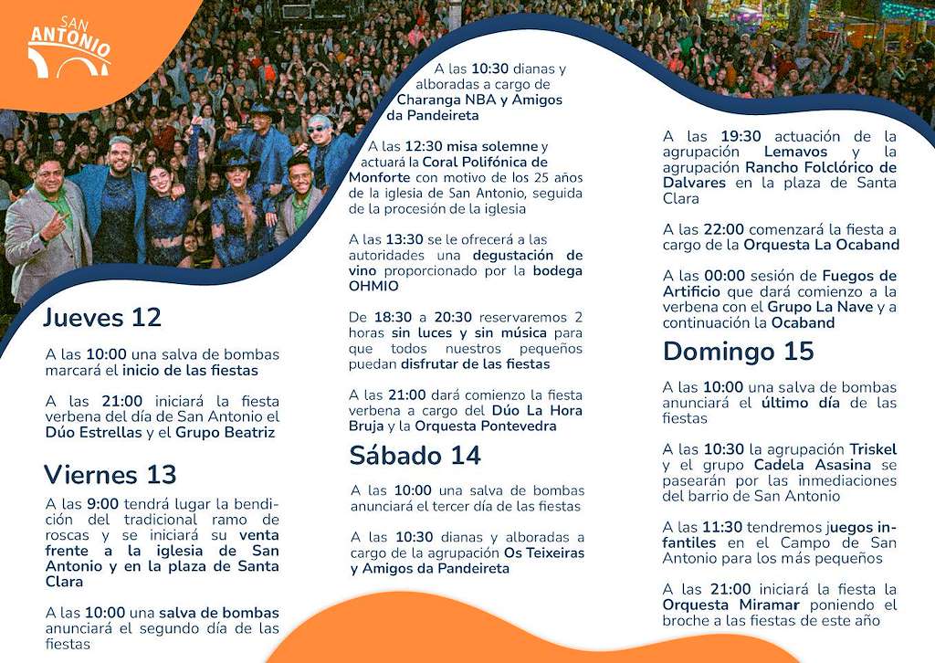 Festas de San Antonio  en Monforte de Lemos