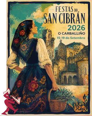Fechas, información, programa, cartel, imágenes, mapa y ubicación de Festas de San Cibrao - Vila do Arenteiro (2026) en O Carballiño