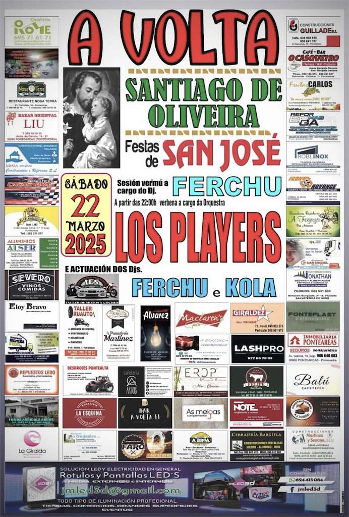 Festas de San José de Santiago de Oliveira en Ponteareas