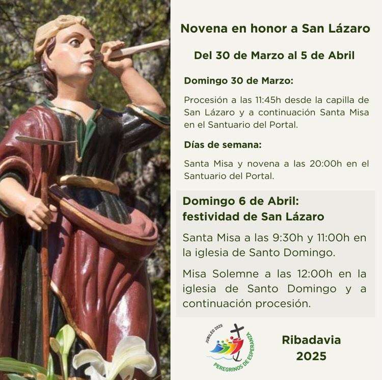 Festas de San Lázaro (2025) en Ribadavia